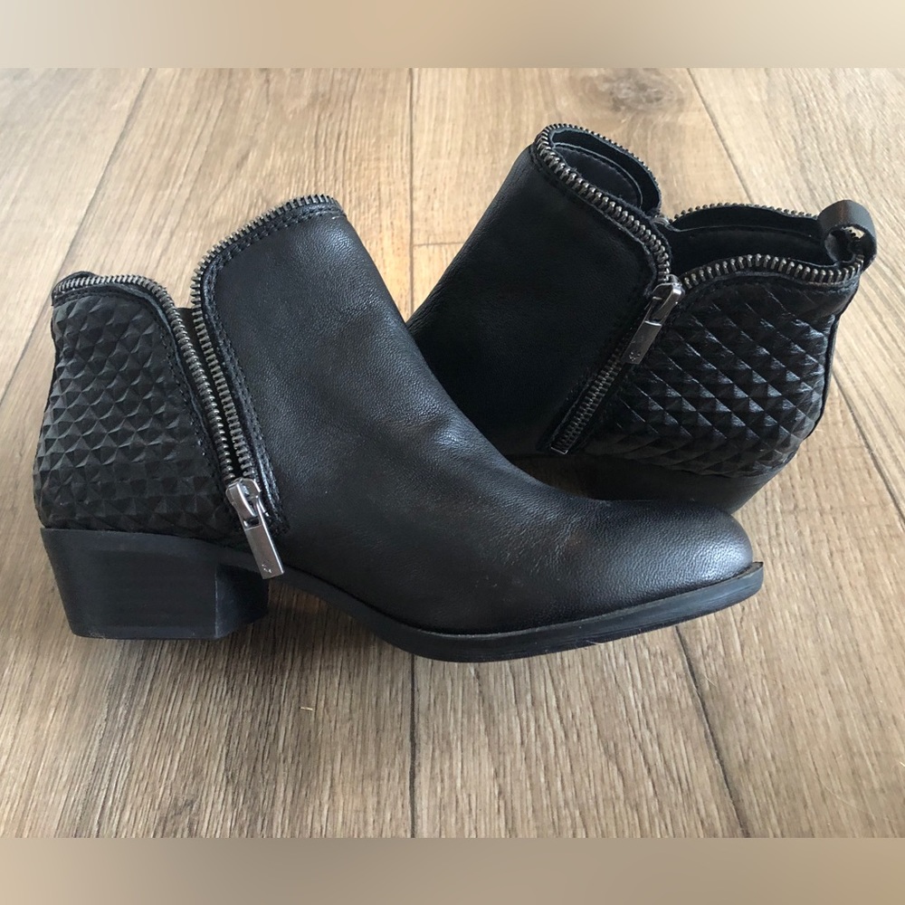 Black ZipUp Lucky Brand Booties